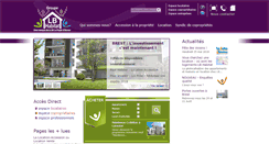 Desktop Screenshot of groupelbhabitat.fr